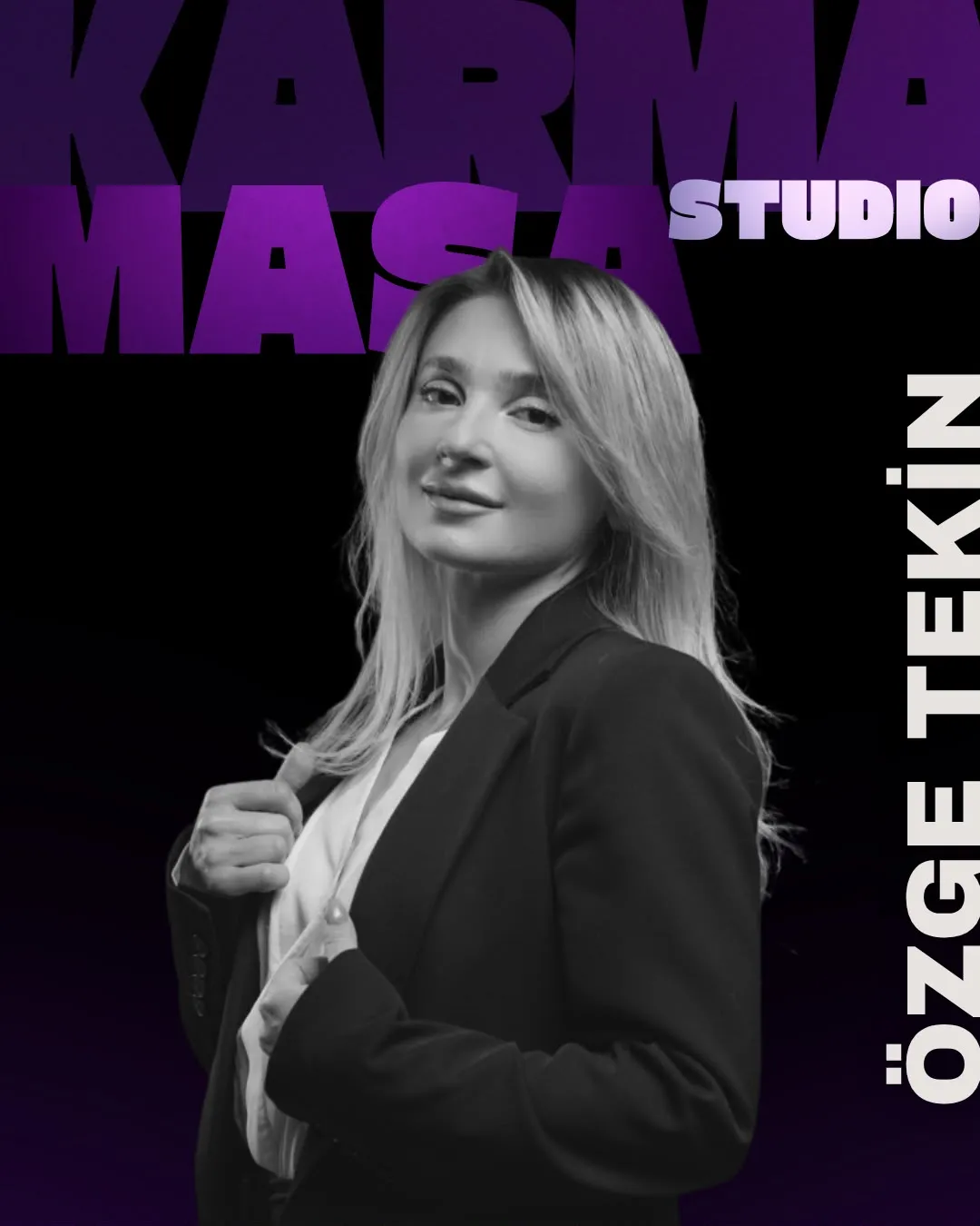 Özge Tekin — Karma Masa Studio konuk afişi